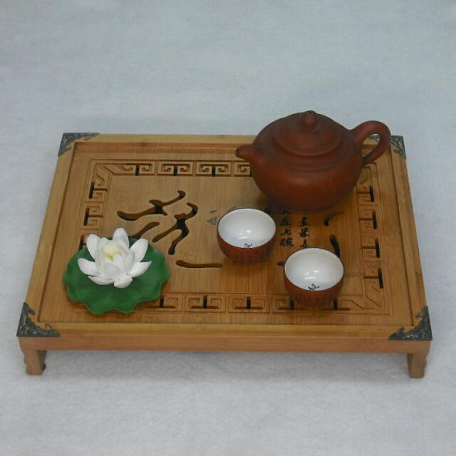 MA026 茶玩 蓮の華/葉(陶器製)